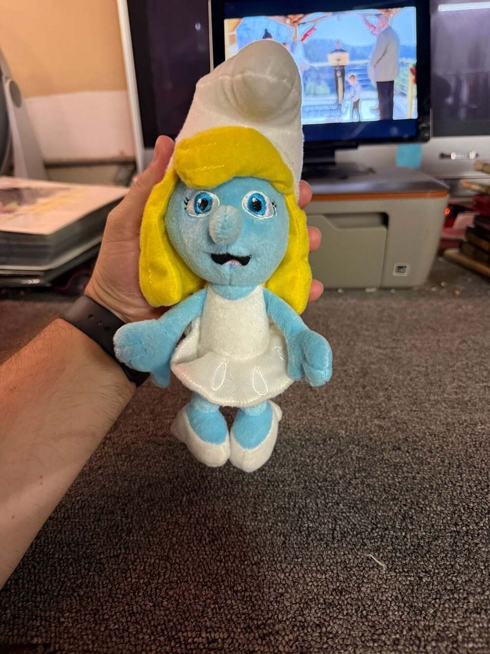 The Smurfs Smurfette Plush Toy, 2013 Movie Merchandise